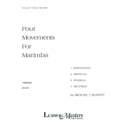 マリンバのための4楽章（マイケル・バリット）（マリンバ）【Four Movements for Marimba】