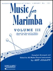 ミュージック・フォー・マリンバ・Vol.3（アート・ジョーリフ）【Music for Marimba – Volume III】
