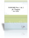 ティンパニの為のファンファーレ・No. 1 & No. 2（アレックス・オーフェリー）【Fanfares No. 1 & No. 2 for Timpani】