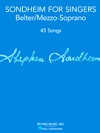 シンガーの為のスティーヴン・ソンドハイム・Belter/Mezzo-Soprano （ピアノ）【Sondheim for Singers-Belter/Mezzo-Soprano 】