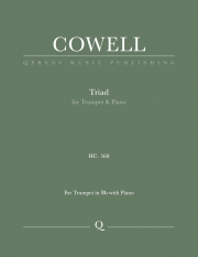 トライアド（ヘンリー・カウエル）（トランペット+ピアノ）【Triad】
