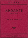 アンダンテ・Op.35・No. 4（レインゴリト・グリエール）（オーボエ+ピアノ）【Andante, Opus 35, No. 4 】