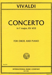 オーボエ協奏曲 ・ヘ長調・RV 455（アントニオ・ヴィヴァルディ）（オーボエ+ピアノ）【Concerto in F major, RV 455 】