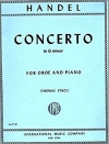 オーボエ協奏曲 ・ト短調 (ヘンデル)（オーボエ+ピアノ）【Concerto in G minor】