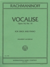 ヴォカリーズ・Op.34・No. 14（セルゲイ・ラフマニノフ） （オーボエ+ピアノ）【Vocalise, Op.34, No.14 】