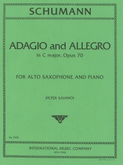 アダージョとアレグロ・ハ長調・Op.70（ロベルト・シューマン）（アルトサックス+ピアノ）【Adagio and Allegro in C major Opus.70 】