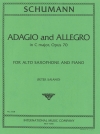 アダージョとアレグロ・ハ長調・Op.70（ロベルト・シューマン）（アルトサックス+ピアノ）【Adagio and Allegro in C major Opus.70 】