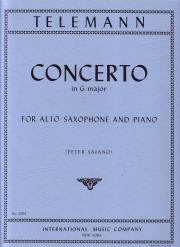 協奏曲・ト短調 （テレマン）（アルトサックス+ピアノ）【Concerto in G minor 】