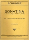 ソナタ・イ短調・D. 385 （アルトサックス+ピアノ）【Sonatina in A minor, D. 385 】