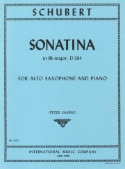 ソナタ・変ロ短調・D. 384（フランツ・シューベルト） （アルトサックス+ピアノ）【Sonatina in B flat minor, D. 384】
