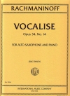 ヴォカリーズ・Op.34・No. 14（セルゲイ・ラフマニノフ） （アルトサックス+ピアノ））【Vocalise, Opus 34, No. 14 】