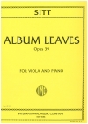 アルバム・リーフ・Op.39（ハンス・ジット）（ヴィオラ+ピアノ）【Album Leaves Opus 39 】
