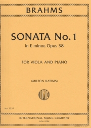 チェロ・ソナタ・1番・ホ短調・Op.38（ヨハネス・ブラームス）（ヴィオラ+ピアノ）【Cello Sonata No. 1 in E minor, Opus 38】