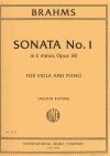 チェロ・ソナタ・1番・ホ短調・Op.38（ヨハネス・ブラームス）（ヴィオラ+ピアノ）【Cello Sonata No. 1 in E minor, Opus 38】
