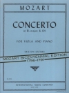 ファゴット協奏曲・変ロ長調・K. 191（モーツァルト）（ヴィオラ+ピアノ）【Concerto in B flat major (Bassoon), K. 191】