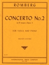 協奏曲・2番・ニ長調・Op.3（ベルンハルト・ロンベルク） （ヴィオラ+ピアノ）【Concerto No. 2 in D major, Opus 3】