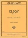 哀歌・Op.44（アレクサンドル・グラズノフ）（ヴィオラ＋ピアノ）【Elegy, Opus 44】
