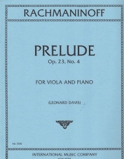 プレリュード・Op.23・No. 4（セルゲイ・ラフマニノフ）（ヴィオラ+ピアノ）【Prelude, Opus 23, No. 4】
