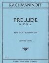 プレリュード・Op.23・No. 4（セルゲイ・ラフマニノフ）（ヴィオラ+ピアノ）【Prelude, Opus 23, No. 4】