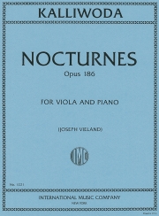 6つのノクターン・Op.186（ヤン・ヴァーツラフ・カリヴォダ）（ヴィオラ+ピアノ）【Six Nocturnes, Opus 186】