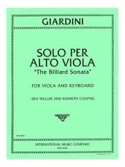 Solo per Alto Viola（フェリス・ジャルディーニ）（ヴィオラ+ピアノ）