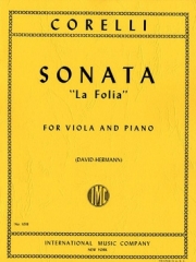 ラ・フォリアによるソナタ・Op.5・No.12（アルカンジェロ・コレッリ）（ヴィオラ+ピアノ）【Sonata La Follia, Opus 5, No. 12】