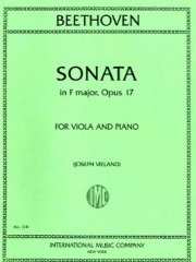 ソナタ・Op.17（ベートーヴェン）（ヴィオラ+ピアノ）【Sonata (orig. for horn), Opus 17 】