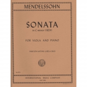 ソナタ・ハ短調（フェリックス・メンデルスゾーン）（ヴィオラ+ピアノ）【Sonata in C minor】