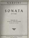 ソナタ・ニ長調（ピエトロ・ナルディーニ）（ヴィオラ+ピアノ）【Sonata in D major】