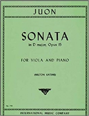ソナタ・ニ長調・Op.15（パウル・ユオン）（ヴィオラ+ピアノ）【Sonata in D major, Opus 15】