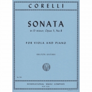 ソナタ・ニ短調・Op.5・No.8（アルカンジェロ・コレッリ）（ヴィオラ+ピアノ）【Sonata in D minor, Opus 5, No. 8】