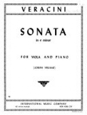 ソナタ・ホ短調（フランチェスコ・マリア・ヴェラチーニ）（ヴィオラ+ピアノ）【Sonata in E minor】