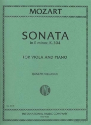 ソナタ・ホ短調・K. 304（モーツァルト）（ヴィオラ+ピアノ）【Sonata in E minor, K.304】