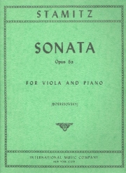 ソナタ・ホ短調・Op.6a（ヨハン・シュターミッツ）（ヴィオラ+ピアノ）【Sonata in E minor, Opus 6a】