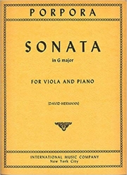 ソナタ・ト長調（ニコラ・ポルポラ）（ヴィオラ+ピアノ）【Sonata in G major】
