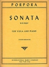 ソナタ・ト長調（ニコラ・ポルポラ）（ヴィオラ+ピアノ）【Sonata in G major】