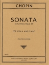 ソナタ・ト短調・Op.65（フレデリック・ショパン）（ヴィオラ+ピアノ）【Sonata in G minor, Opus 65 】