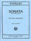 ソナタ・ト短調・RV 27 (Opus 2, No. 1)（アントニオ・ヴィヴァルディ）（ヴィオラ+ピアノ）【Sonata in G minor, RV 27 (Opus 2, No. 1)】