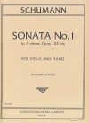 ソナタ・1番・イ短調・Op.105 bis（ロベルト・シューマン）（ヴィオラ+ピアノ）【Sonata No. 1 in A minor, Opus 105 bis 】