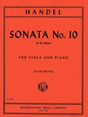 ソナタ・No.10・ト短調 (ヘンデル)（ヴィオラ+ピアノ）【Sonata No. 10 in G minor 】