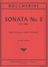 ソナタ・No.3・ト長調（ルイジ・ボッケリーニ）（ヴィオラ+ピアノ）【Sonata No. 3 in G major】