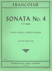 ソナタ・No.4・ホ長調（フランソワ・フランクール）（ヴィオラ+ピアノ）【Sonata No. 4 in E major】