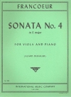 ソナタ・No.4・ホ長調（フランソワ・フランクール）（ヴィオラ+ピアノ）【Sonata No. 4 in E major】