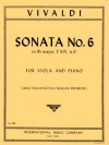 ソナタ・No.6・変ロ長調・RV 46（アントニオ・ヴィヴァルディ）（ヴィオラ+ピアノ）Sonata No. 6 in B flat major, RV 46
