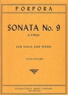 ソナタ・No.9・ホ長調（ニコラ・ポルポラ）（ヴィオラ+ピアノ）【Sonata No. 9 in E major】