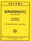 ゾナーテンザッツ (スケルツォ）（ヨハネス・ブラームス）（ヴィオラ+ピアノ）【Sonatensatz (Scherzo) (Op. posth.)】