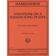 ロシアのラブソングによる変奏曲（イワン・ハンドシキン）（ヴィオラ+ピアノ）【Variations on a Russian Song of Love】