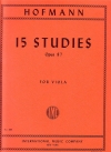 15の練習曲・Op.87（リヒャルト・ホフマン）（ヴィオラ）【15 Studies, Opus 87】