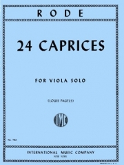 24のカプリス（ピエール・ロード）（ヴィオラ）【24 Caprices】