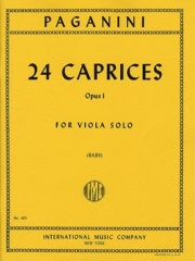 24のカプリス・Op.1（ニコロ・パガニーニ）（ヴィオラ）【24 Caprices, Opus 1】